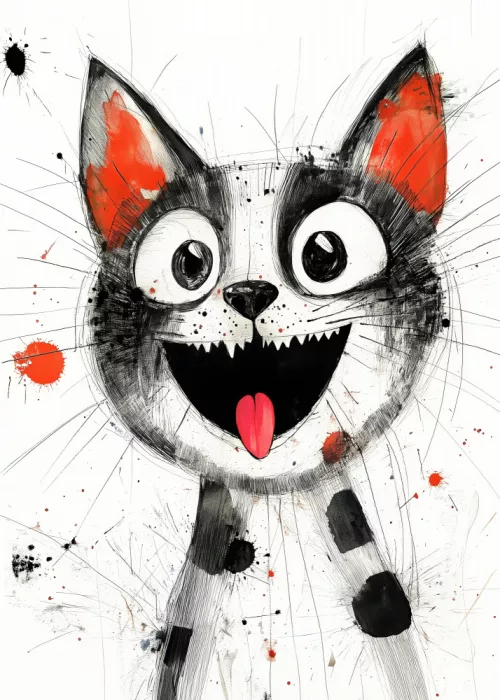 Jaszke, Justyna: Drawing Cat Animal Art (16)