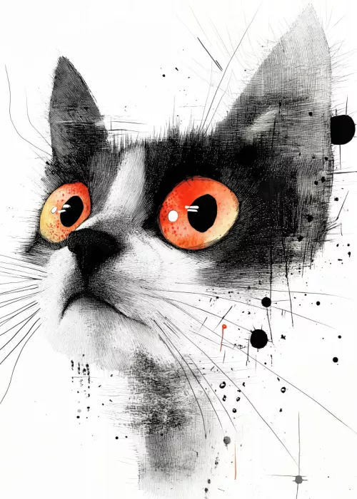 Jaszke, Justyna: Drawing Cat Animal Art (19)