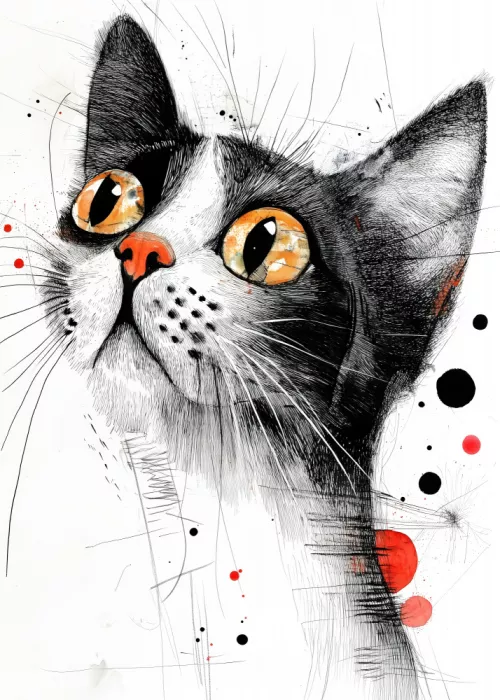 Jaszke, Justyna: Drawing Cat Animal Art (20)