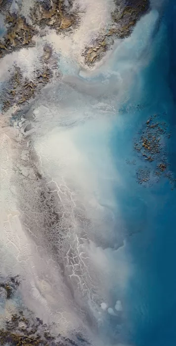 de, Meikle Petra: Vue aérienne de plage - Murmures côtiers 2