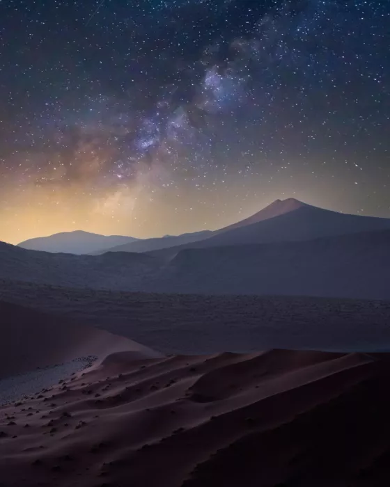BS., Dani: Tramonto nel deserto
