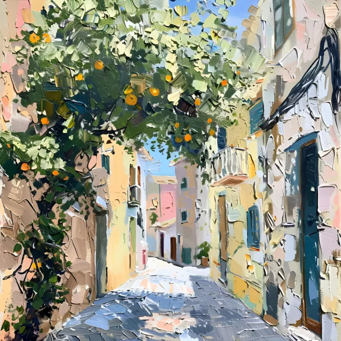 Elena, Avanesova: Callejón en Mallorca
