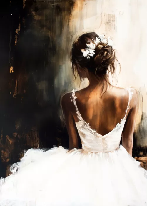 Jaszke, Justyna: Ballet Dancer Watercolor Art (10)