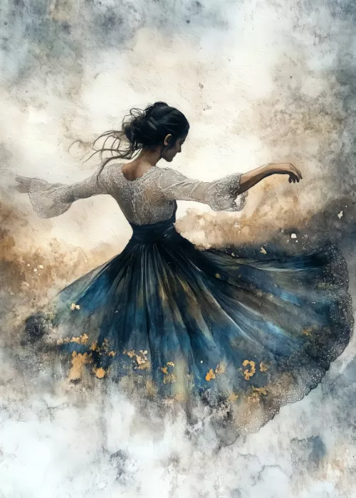 Jaszke, Justyna: Bailarina Acuarela (14)