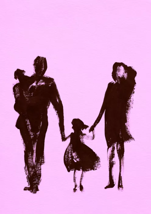 ch, Santhosh: Silhouette Family Stroll