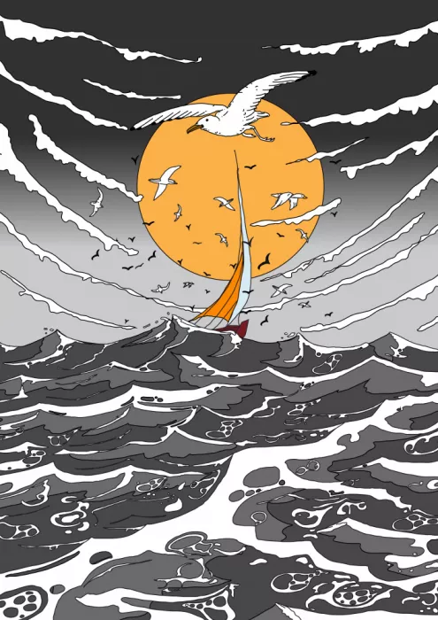 Nicholas: Navigation vers le coucher de soleil