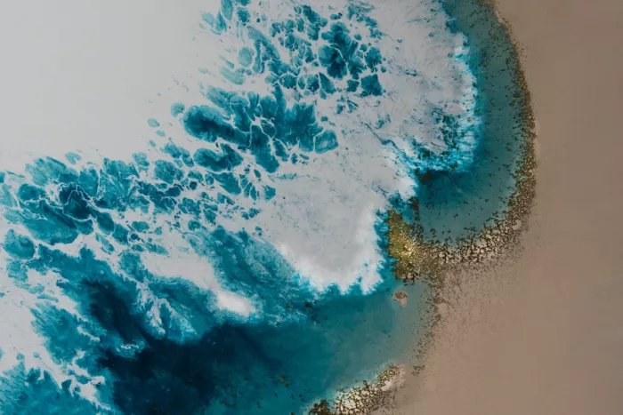 de, Meikle Petra: Vue aérienne de la plage - Sunset Beach