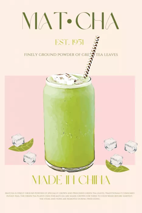 Khokhar, Nazma: Gekühltes Matcha-Getränk