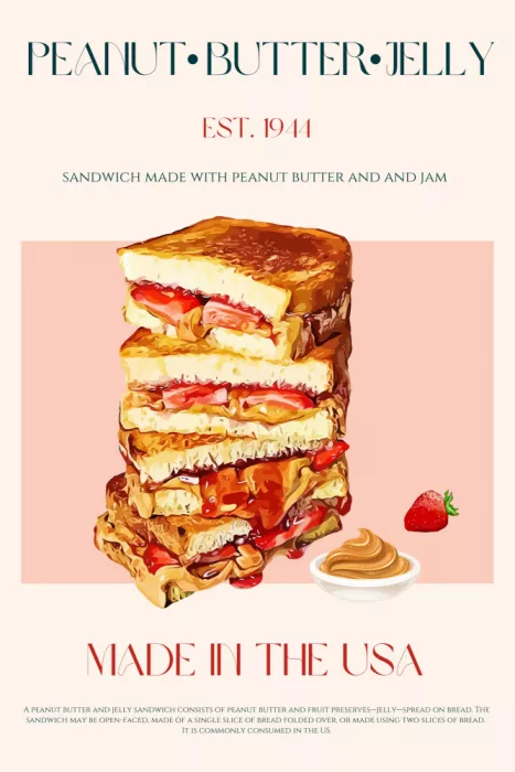 Khokhar, Nazma: Stapel von Erdnussbutter- und Marmeladensandwiches