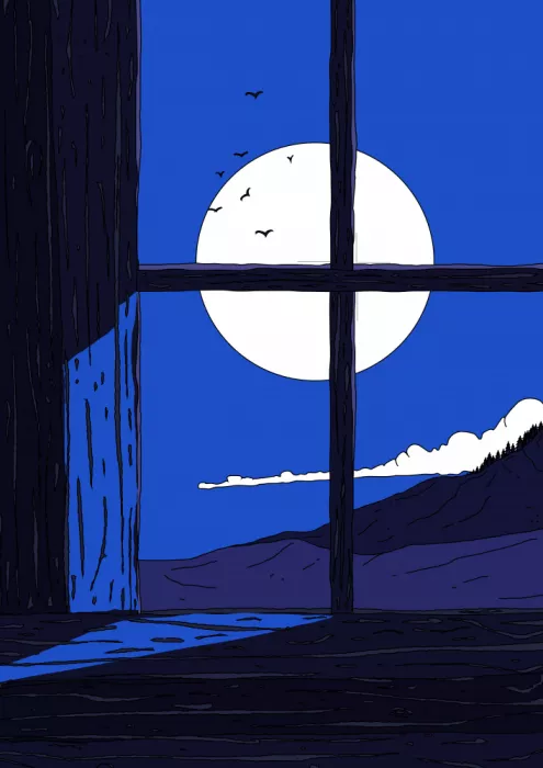 Nicholas: Luna llena por la noche