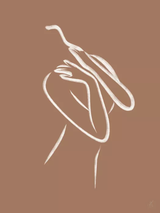 Volfova, Anne-Marie: Donna 2 - Pantone 2025 Mocha Mousse