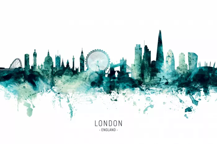 Tompsett, Michael: Skyline di Londra Inghilterra