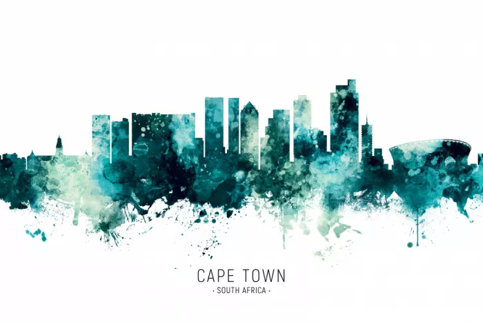 Tompsett, Michael: Skyline de Ciudad del Cabo, Sudáfrica