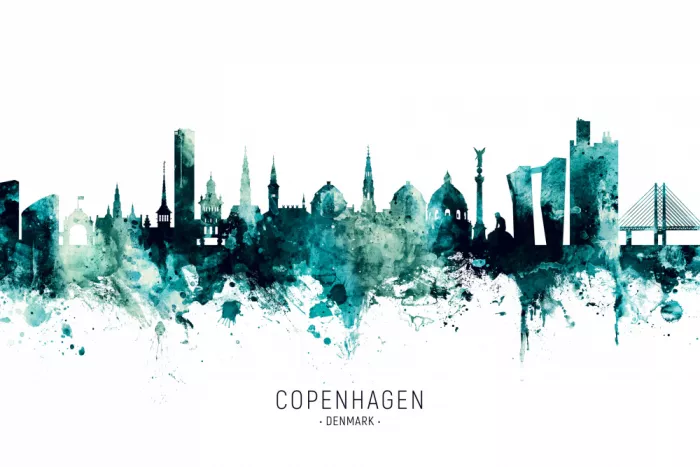 Tompsett, Michael: Skyline di Copenaghen Danimarca