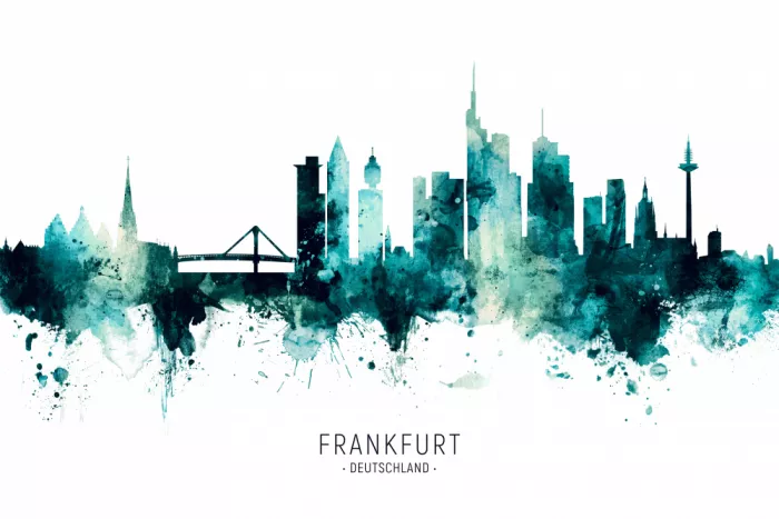 Tompsett, Michael: Skyline de Francfort Allemagne
