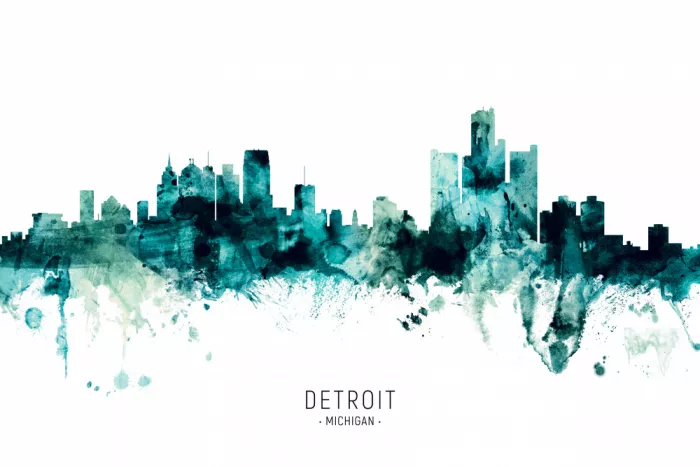 Tompsett, Michael: Horizonte de Detroit, Michigan