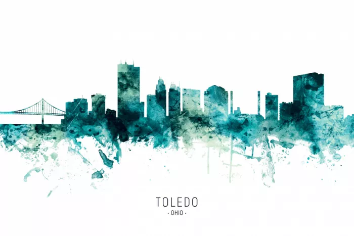 Tompsett, Michael: Skyline di Toledo Ohio