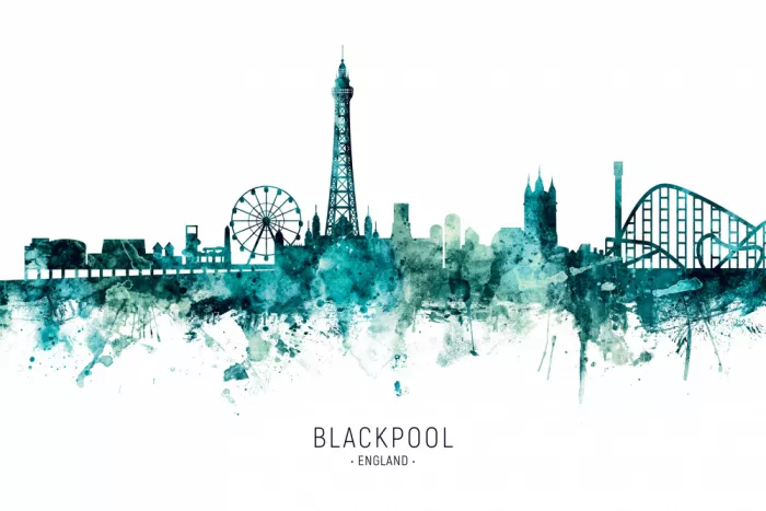 Tompsett, Michael: Panorama Blackpoolu, Anglie