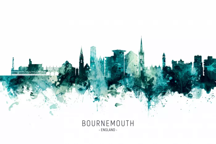 Tompsett, Michael: Skyline di Bournemouth Inghilterra