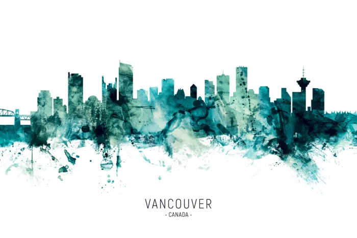 Tompsett, Michael: Skyline di Vancouver Canada