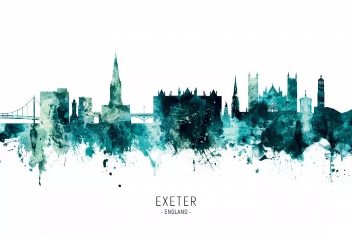 Tompsett, Michael: Skyline de Exeter Inglaterra