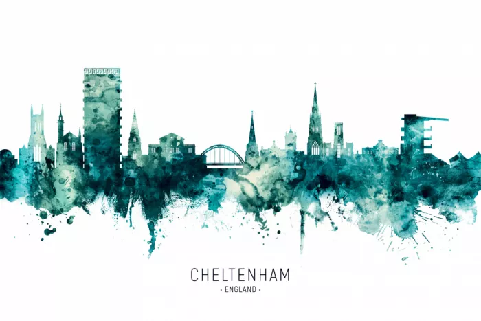 Tompsett, Michael: Skyline di Cheltenham Inghilterra