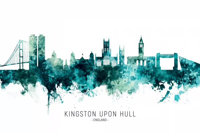 Tompsett, Michael: Skyline de Kingston upon Hull, Inglaterra