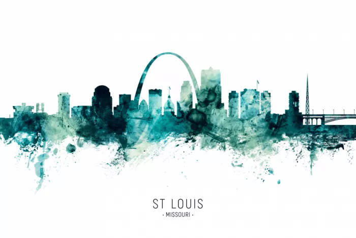 Tompsett, Michael: Skyline di Saint Louis Missouri