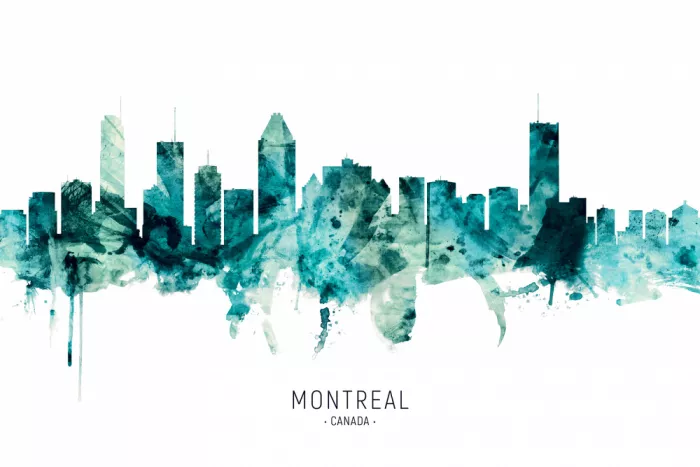 Tompsett, Michael: Panorama Montrealu, Kanada