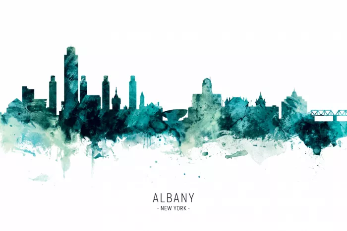 Tompsett, Michael: Skyline di Albany New York