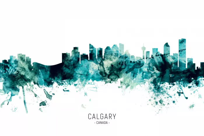 Tompsett, Michael: Skyline di Calgary Canada