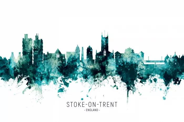 Tompsett, Michael: Stoke-on-Trent Inglaterra Skyline