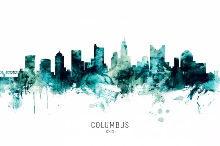 Tompsett, Michael: Skyline di Columbus Ohio