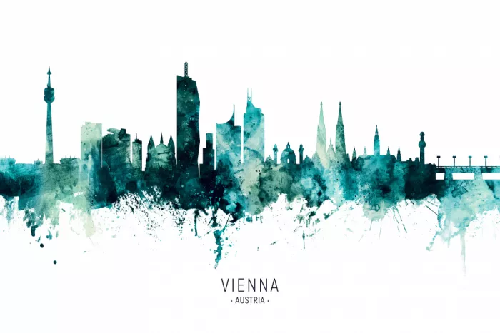 Tompsett, Michael: Skyline di Vienna Austria