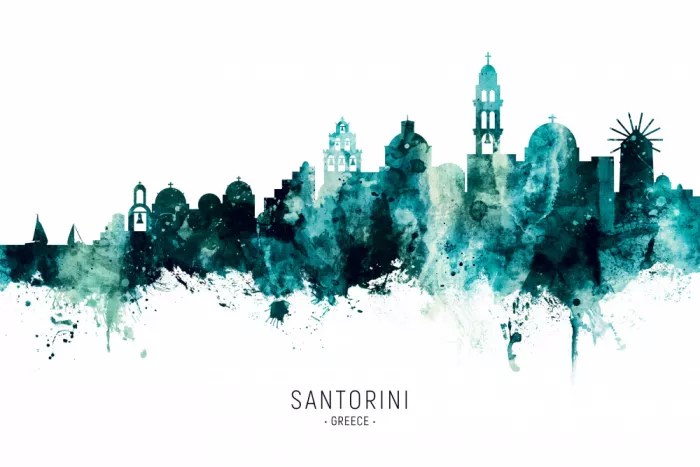 Tompsett, Michael: Santorini Silueta
