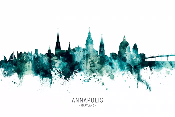 Tompsett, Michael: Skyline di Annapolis, Maryland