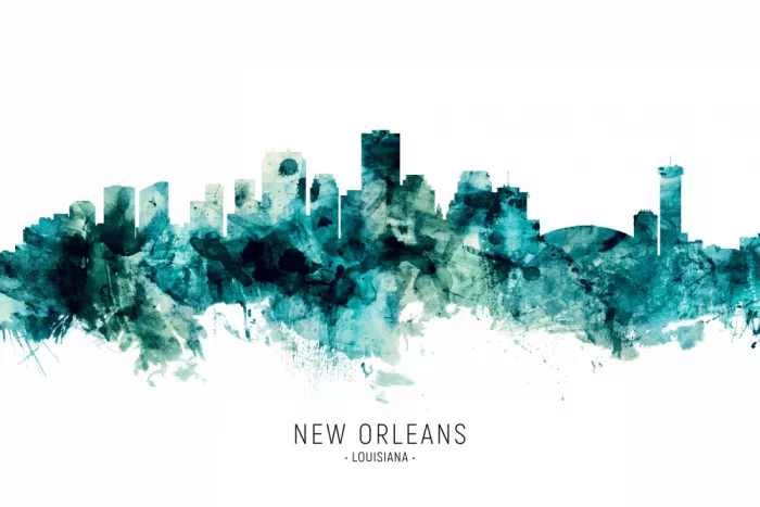 Tompsett, Michael: Skyline New Orleans Louisiana
