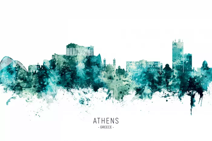 Tompsett, Michael: Skyline de Atenas Grecia