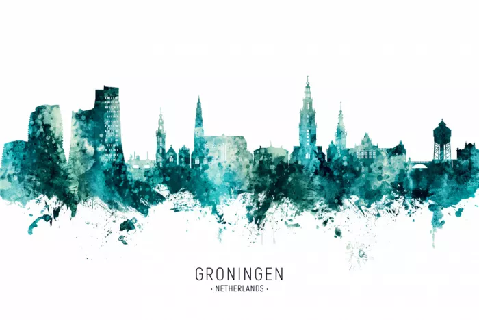 Tompsett, Michael: Groningen Paesi Bassi Skyline