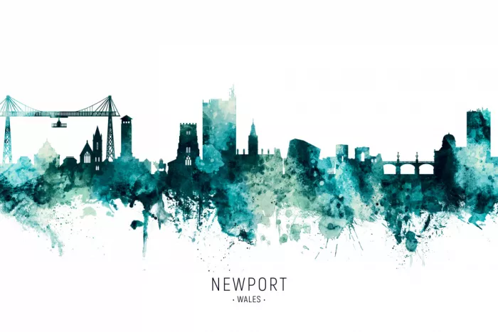 Tompsett, Michael: Skyline di Newport Wales