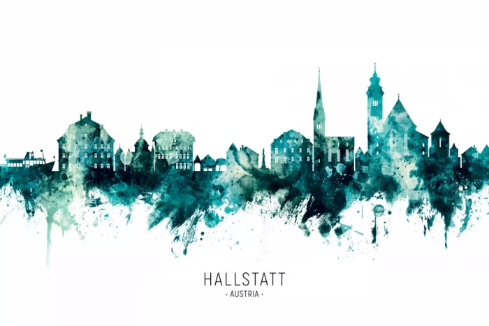 Tompsett, Michael: Hallstatt Austria Skyline
