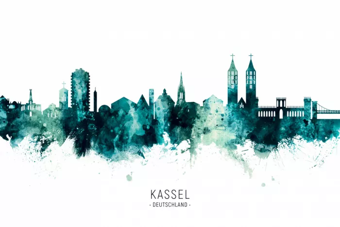 Tompsett, Michael: Skyline di Kassel Germania