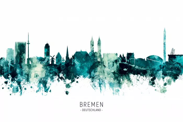 Tompsett, Michael: Skyline de Bremen Alemania