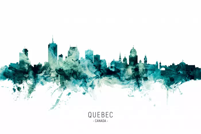 Tompsett, Michael: Skyline de Quebec, Canadá