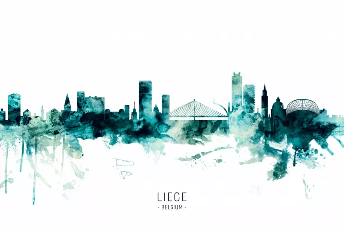 Tompsett, Michael: Skyline de Lieja Bélgica