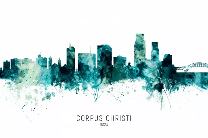 Tompsett, Michael: Skyline di Corpus Christi Texas