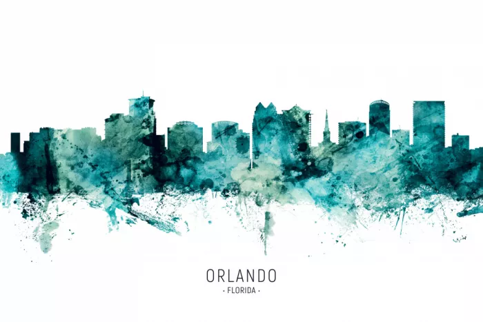 Tompsett, Michael: Skyline de Orlando, Florida