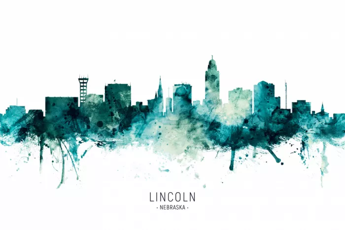 Tompsett, Michael: Skyline de Lincoln, Nebraska