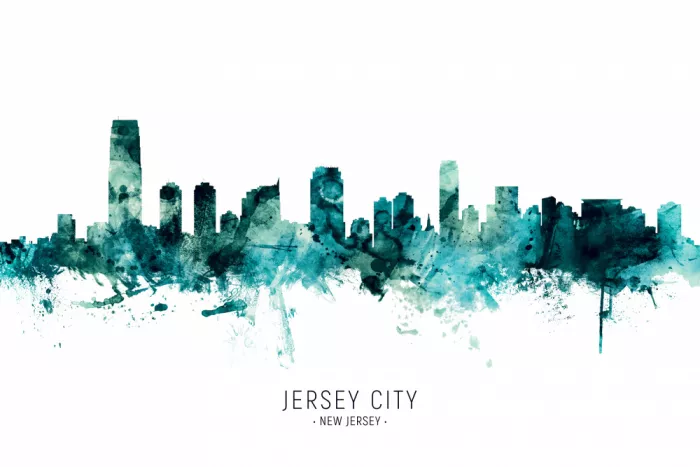 Tompsett, Michael: Skyline de Jersey City, Nueva Jersey
