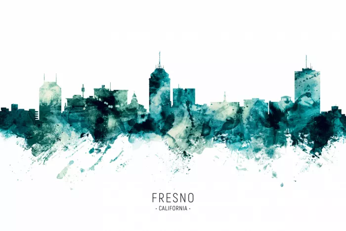 Tompsett, Michael: Skyline de Fresno, California